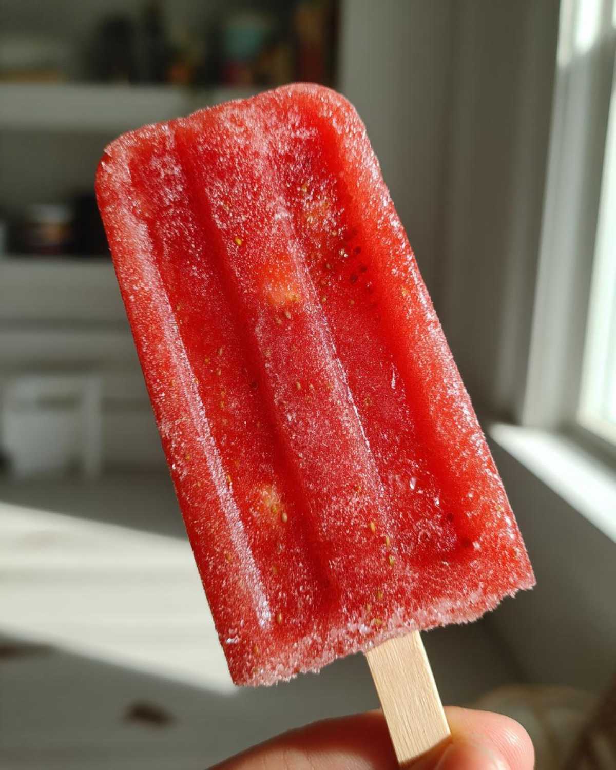 Strawberry-Lemonade Popsicles - detail 1