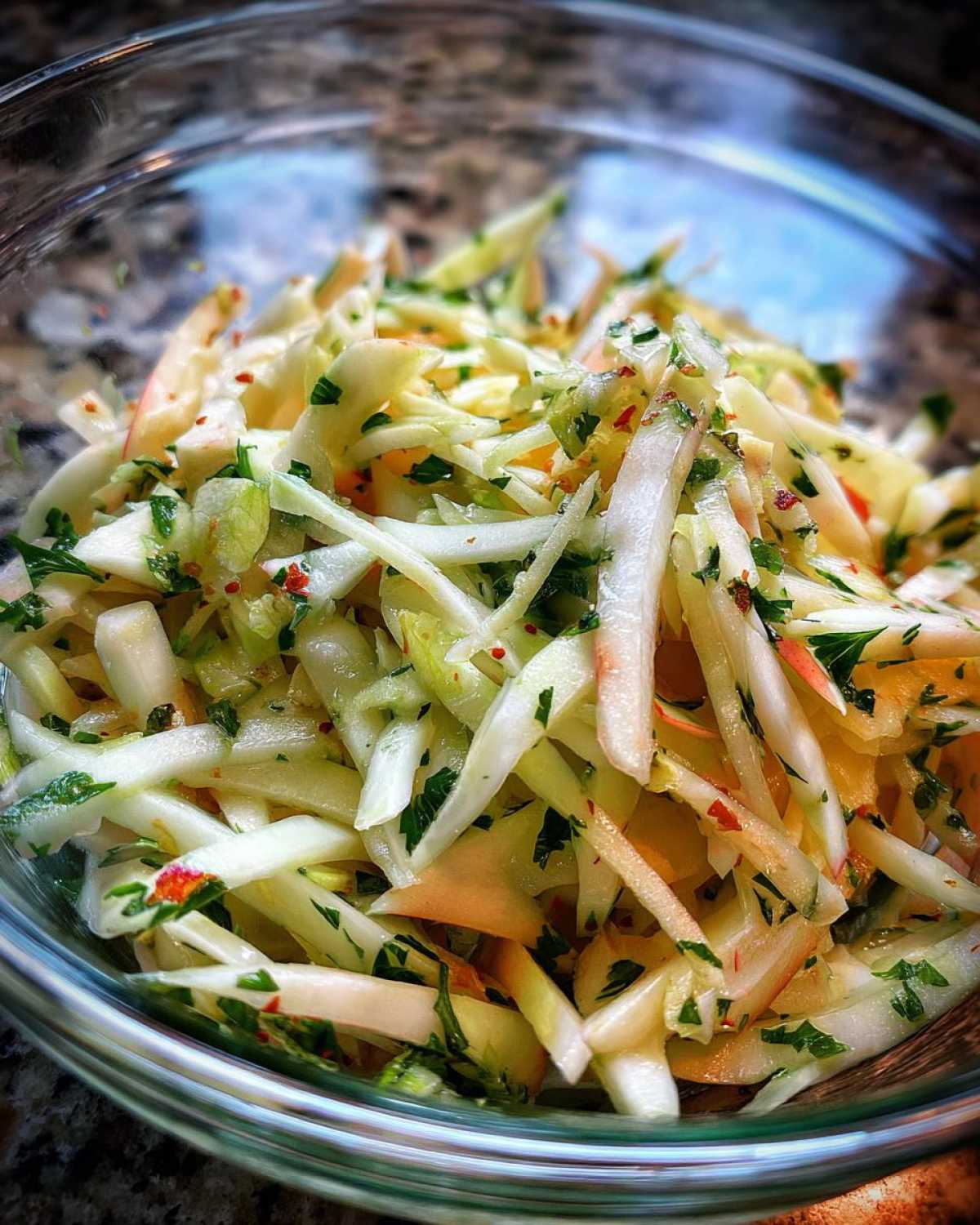 Apple Fennel Slaw - detail 2