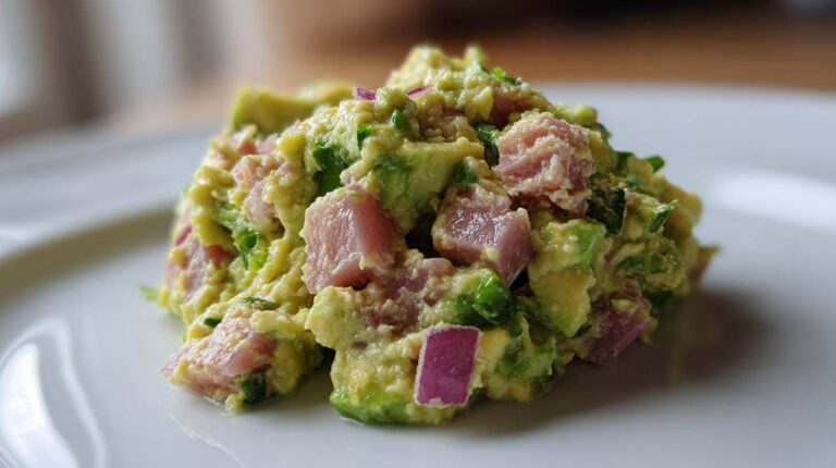 Avocado tuna salad