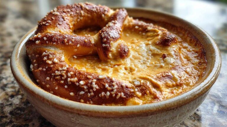 Beer Cheese Pretzel Dip