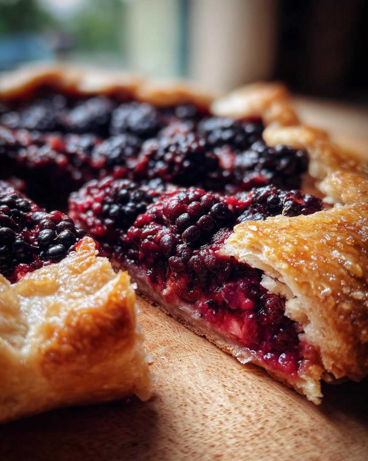 Blackberry Galette - detail 1
