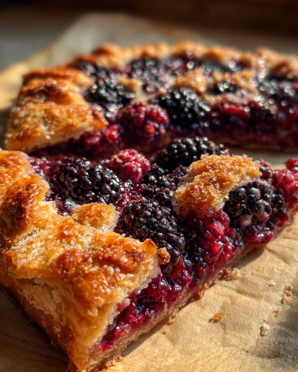 Blackberry Galette - detail 4