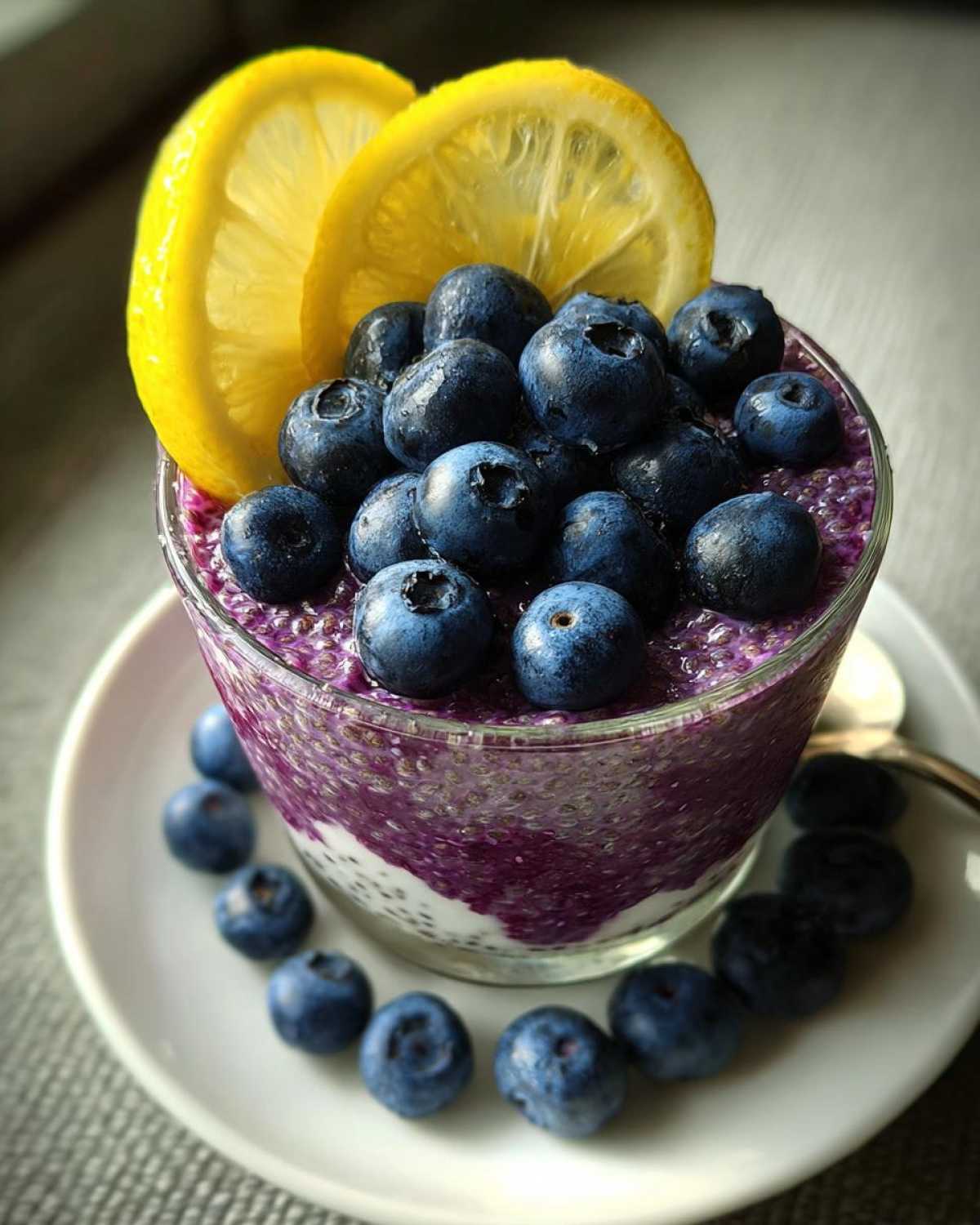 Blueberry Lemon Chia Pudding - detail 1