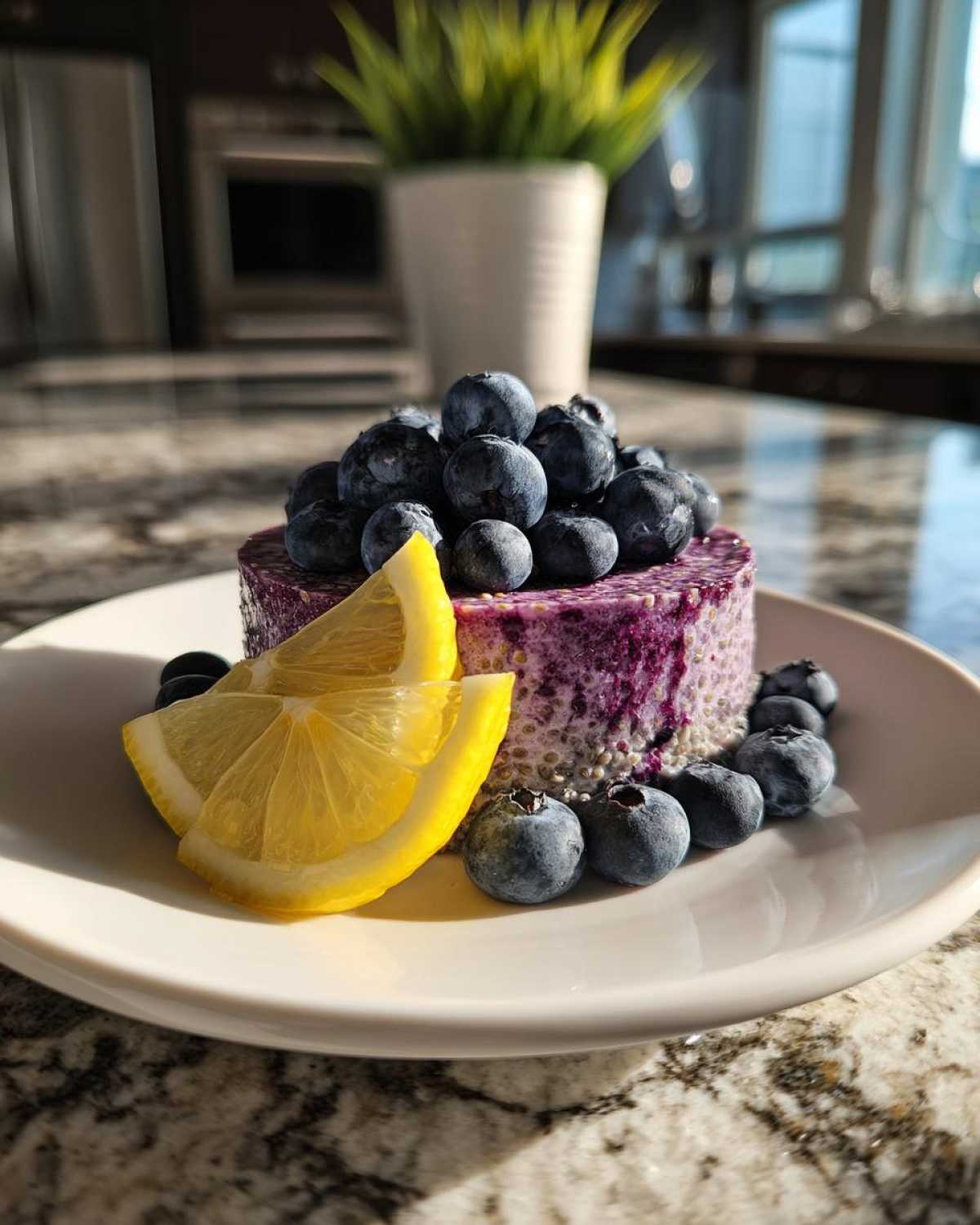 Blueberry Lemon Chia Pudding - detail 2