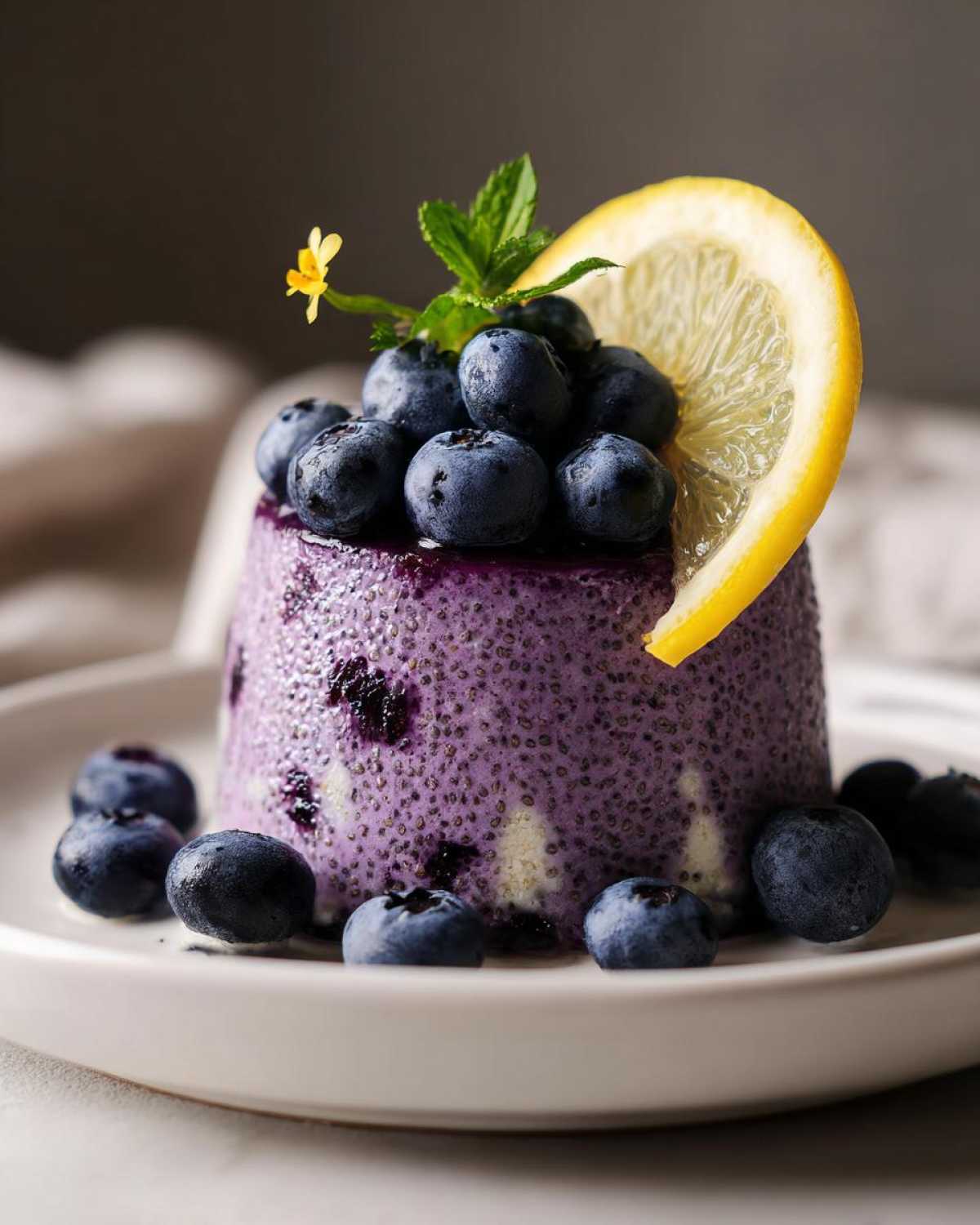 Blueberry Lemon Chia Pudding - detail 4