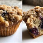 Blueberry streusel muffins
