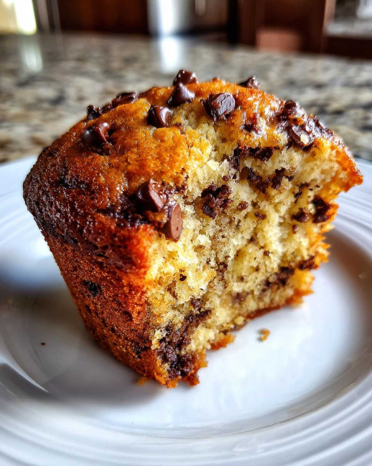 Brown Butter Chocolate Chip Muffins - detail 3