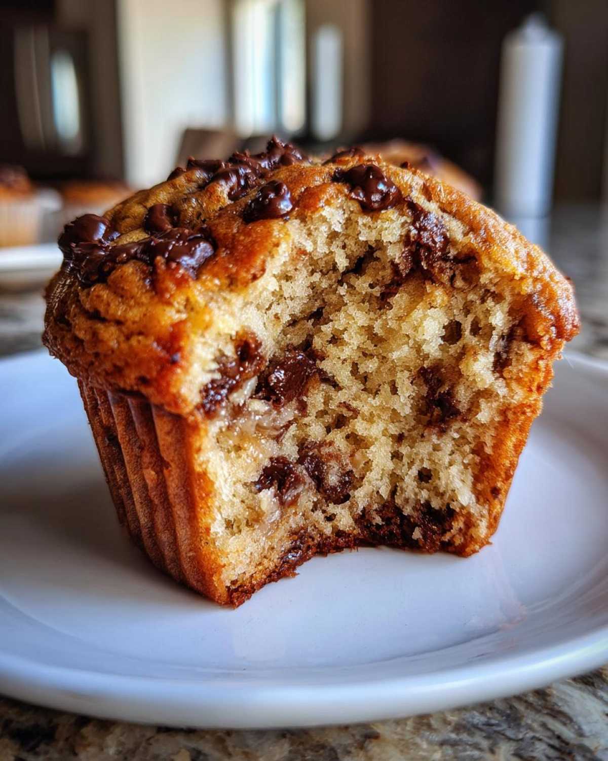 Brown Butter Chocolate Chip Muffins - detail 4