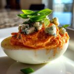 Buffalo Blue Cheese Deviled Eggs