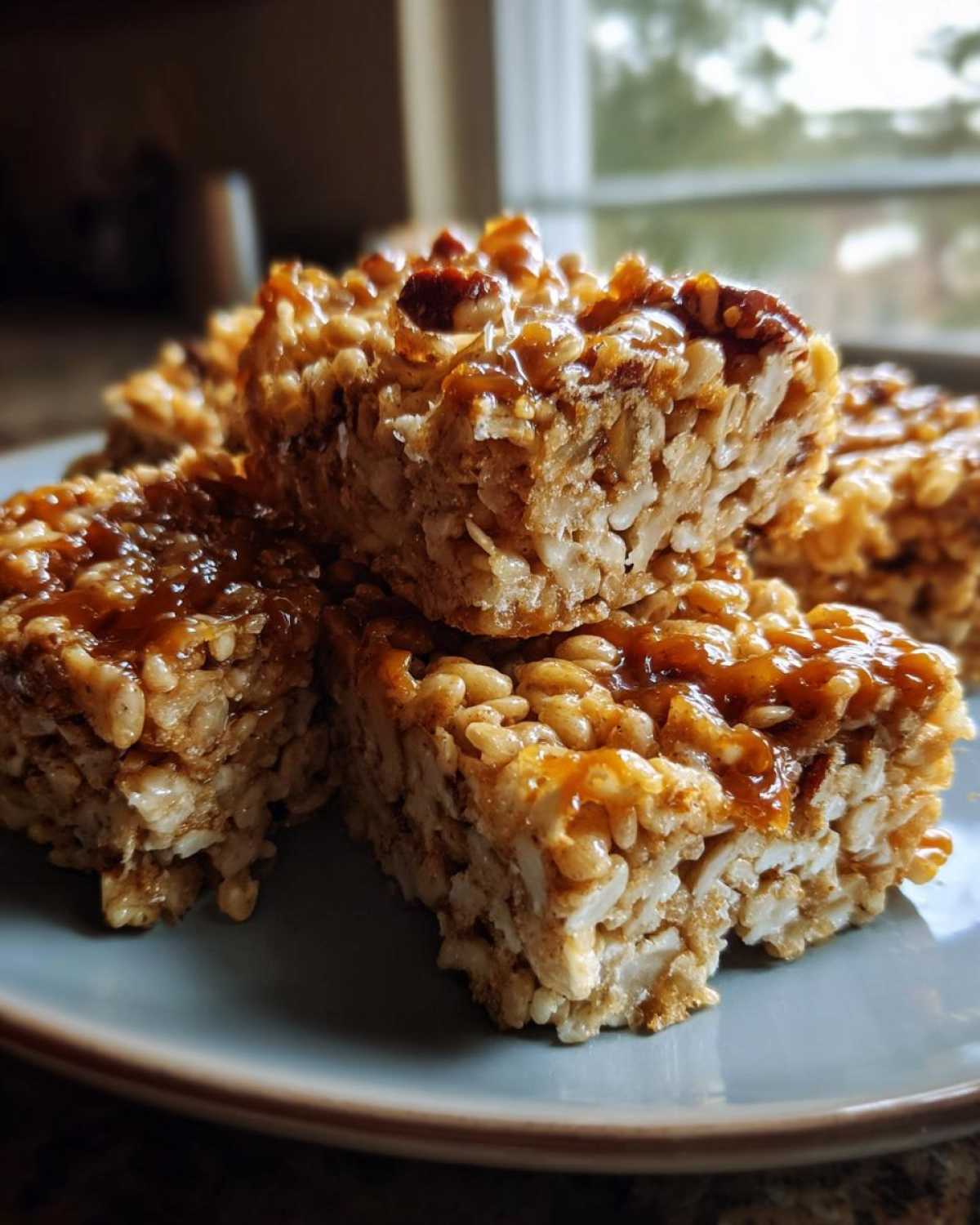 Caramel Pecan Rice Krispies - detail 1