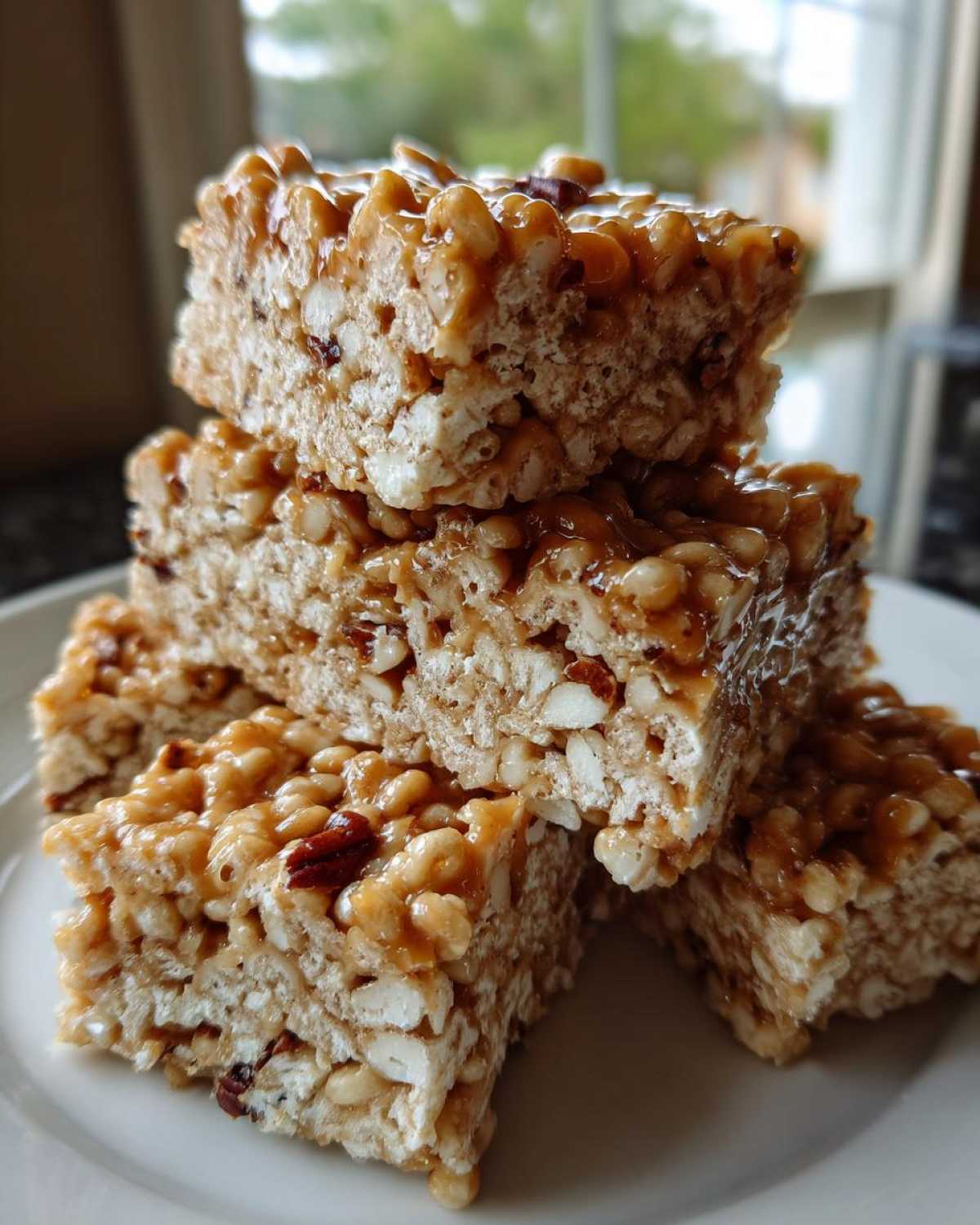 Caramel Pecan Rice Krispies - detail 3
