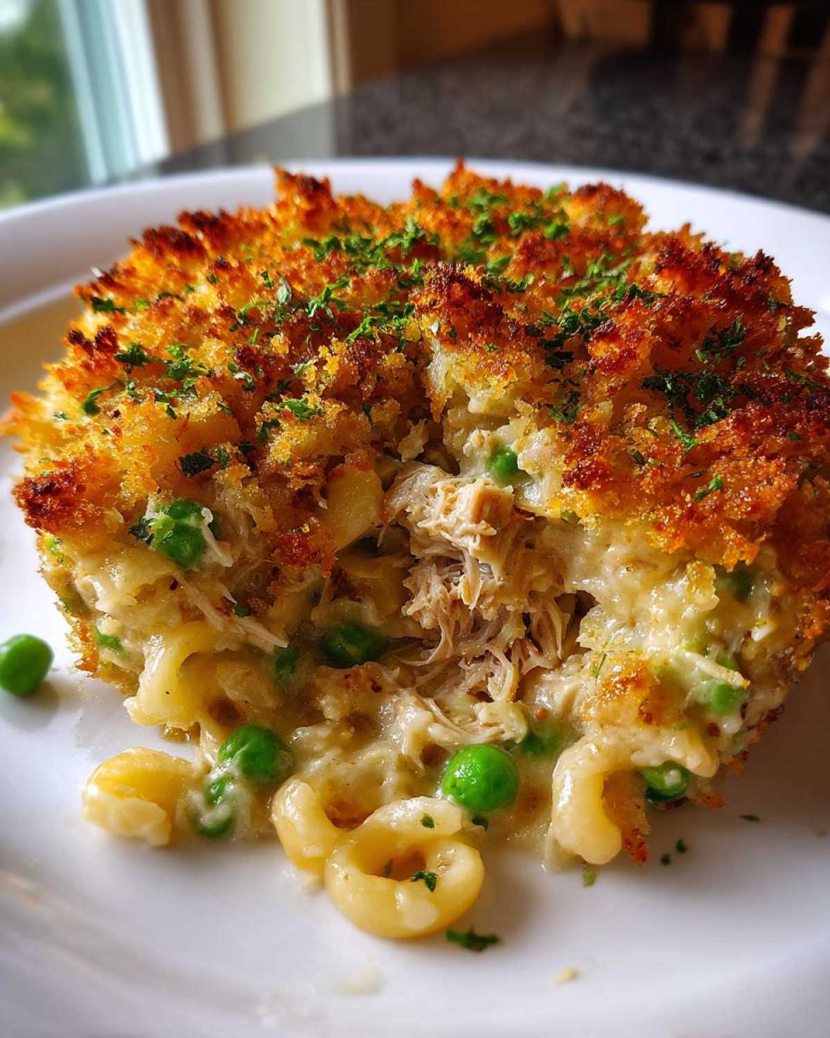 Cheesy tuna noodle casserole - detail 2