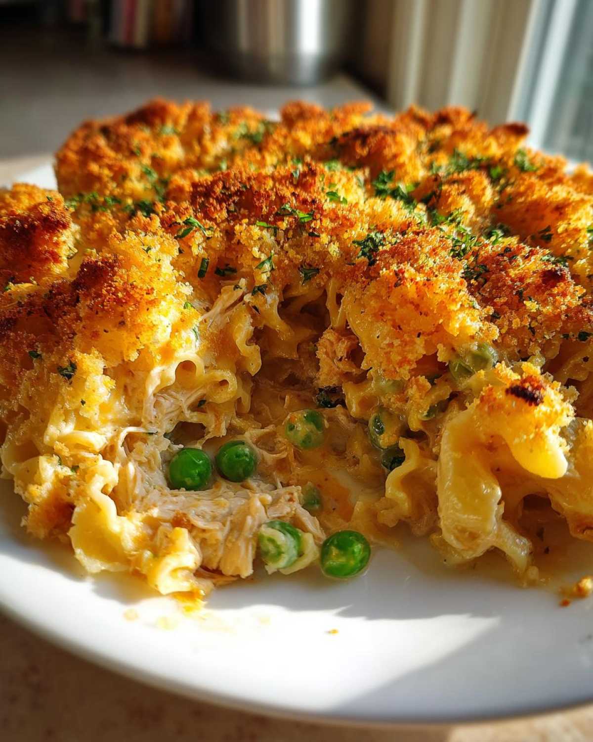 Cheesy tuna noodle casserole - detail 3