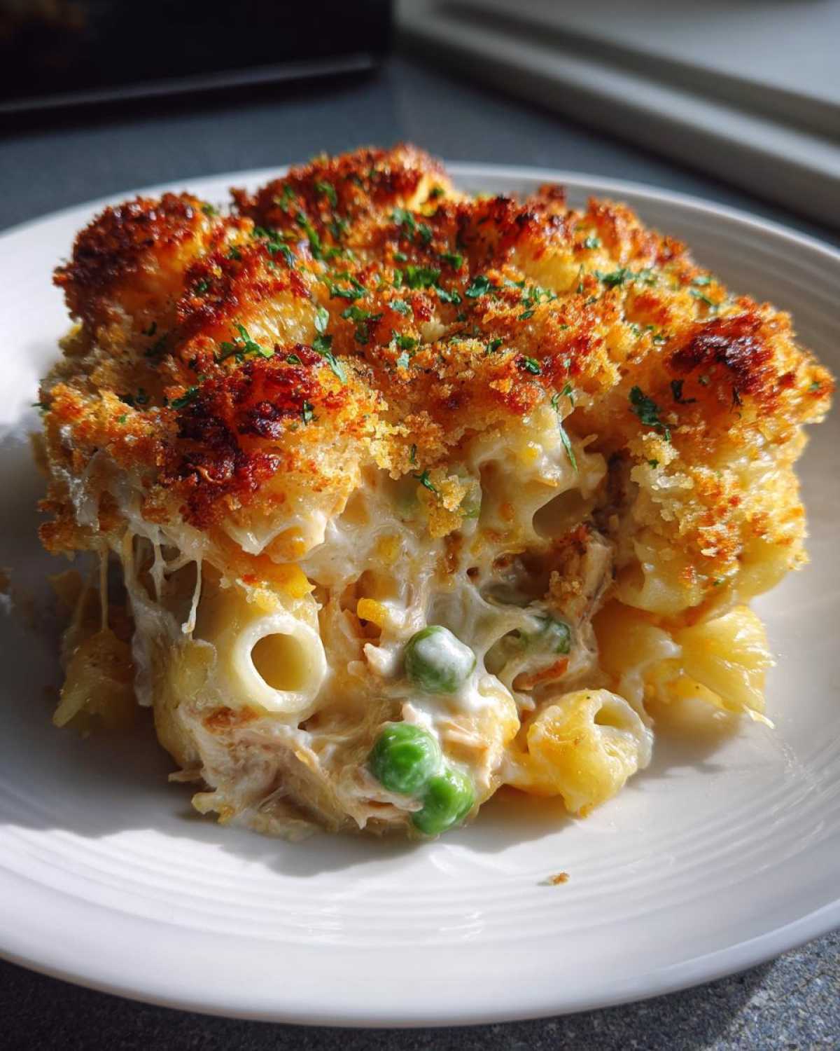 Cheesy tuna noodle casserole - detail 4