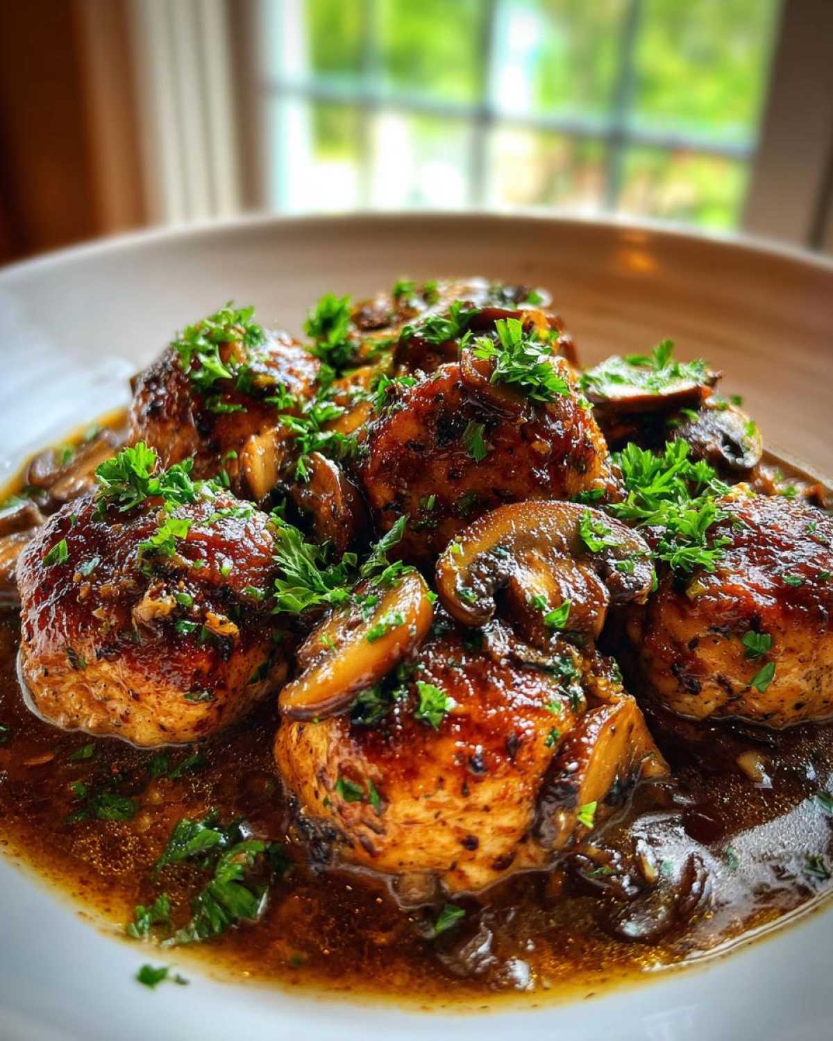 Chicken Marsala Meatballs - detail 2