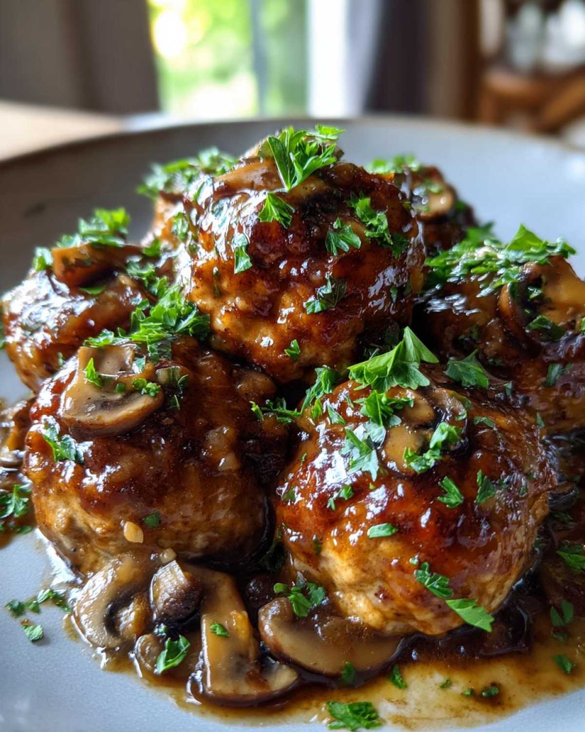 Chicken Marsala Meatballs - detail 4