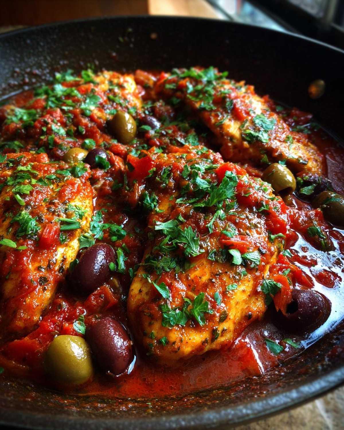 Chicken Puttanesca - detail 1