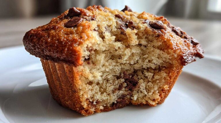 Chocolate chip banana muffins