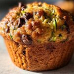 Chocolate chip zucchini muffins
