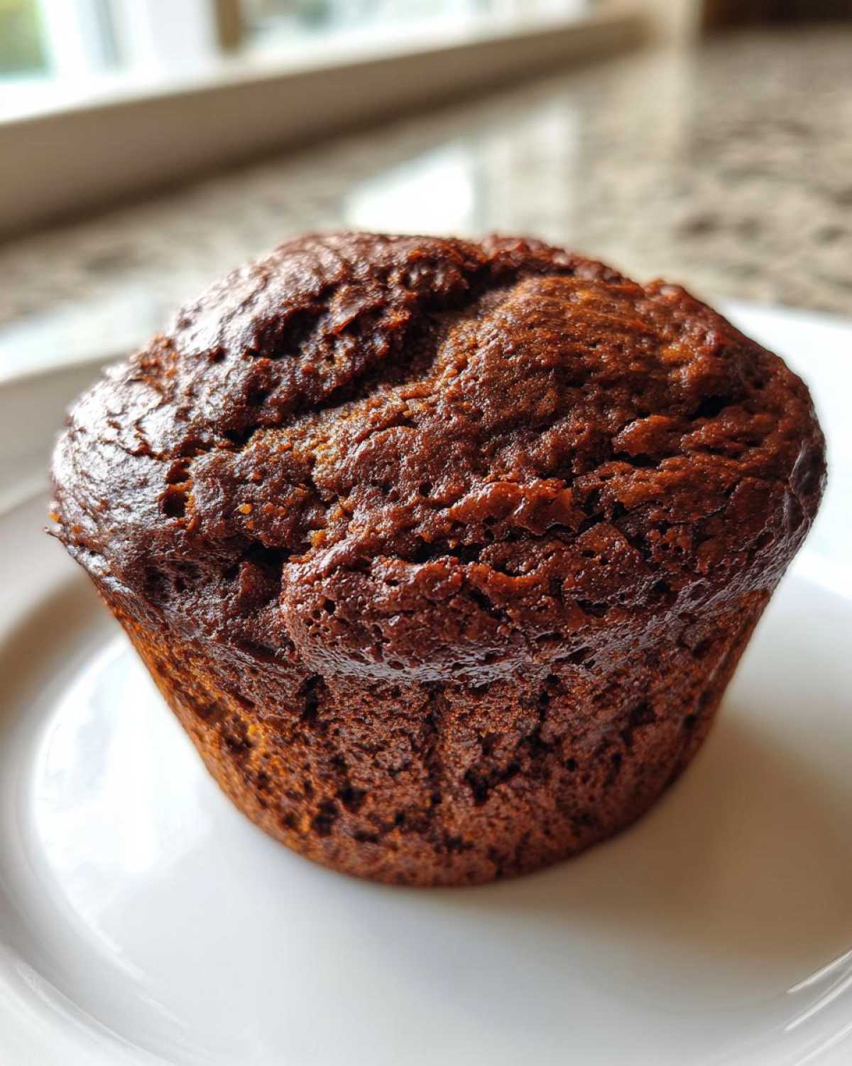 Chocolate protein muffins - detail 4