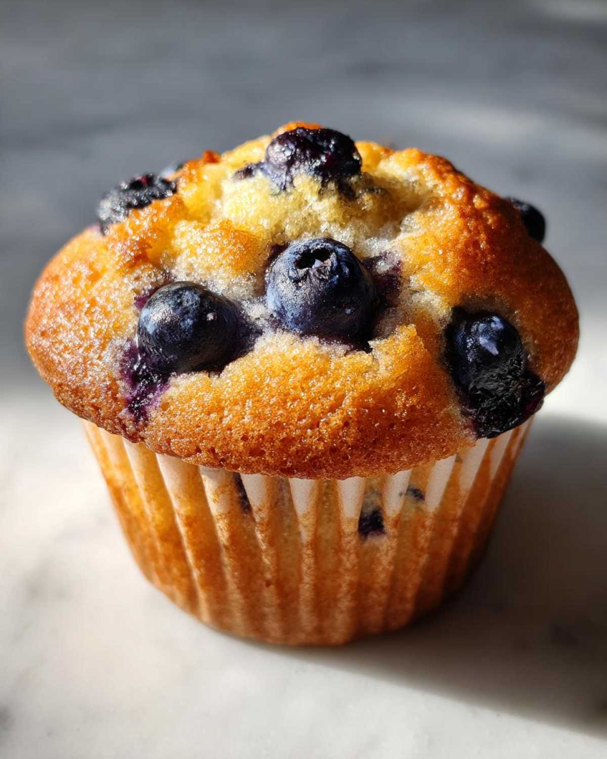 Classic blueberry muffins - detail 2