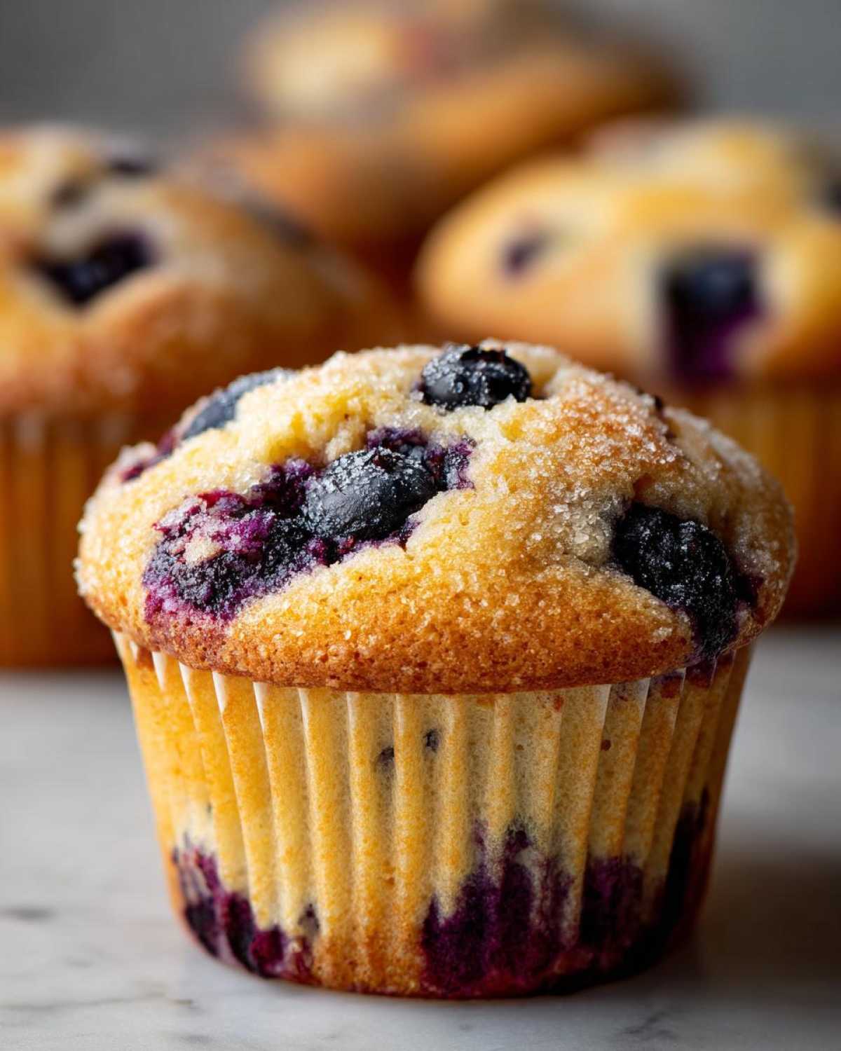 Classic blueberry muffins - detail 3