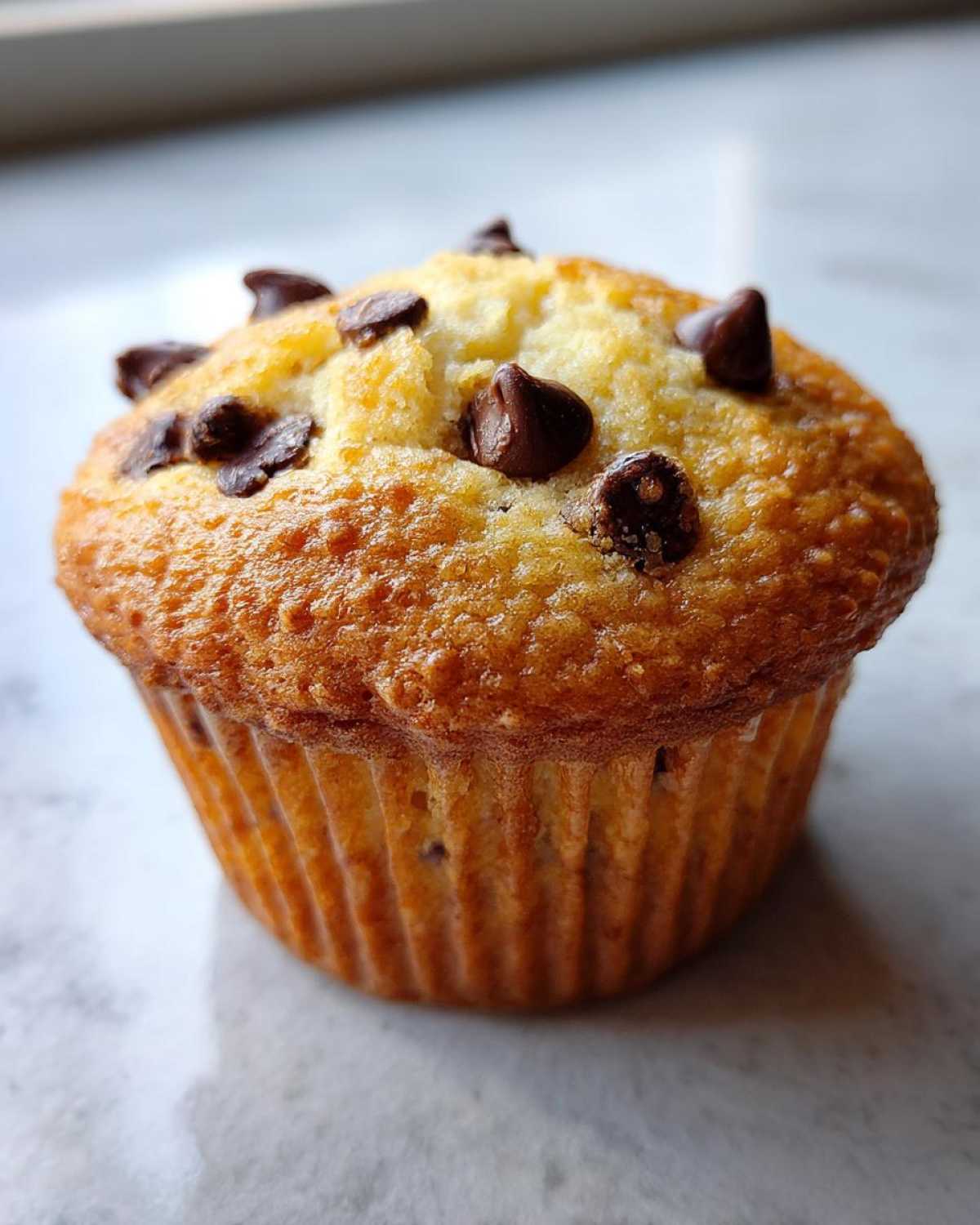 Classic chocolate chip muffins - detail 2
