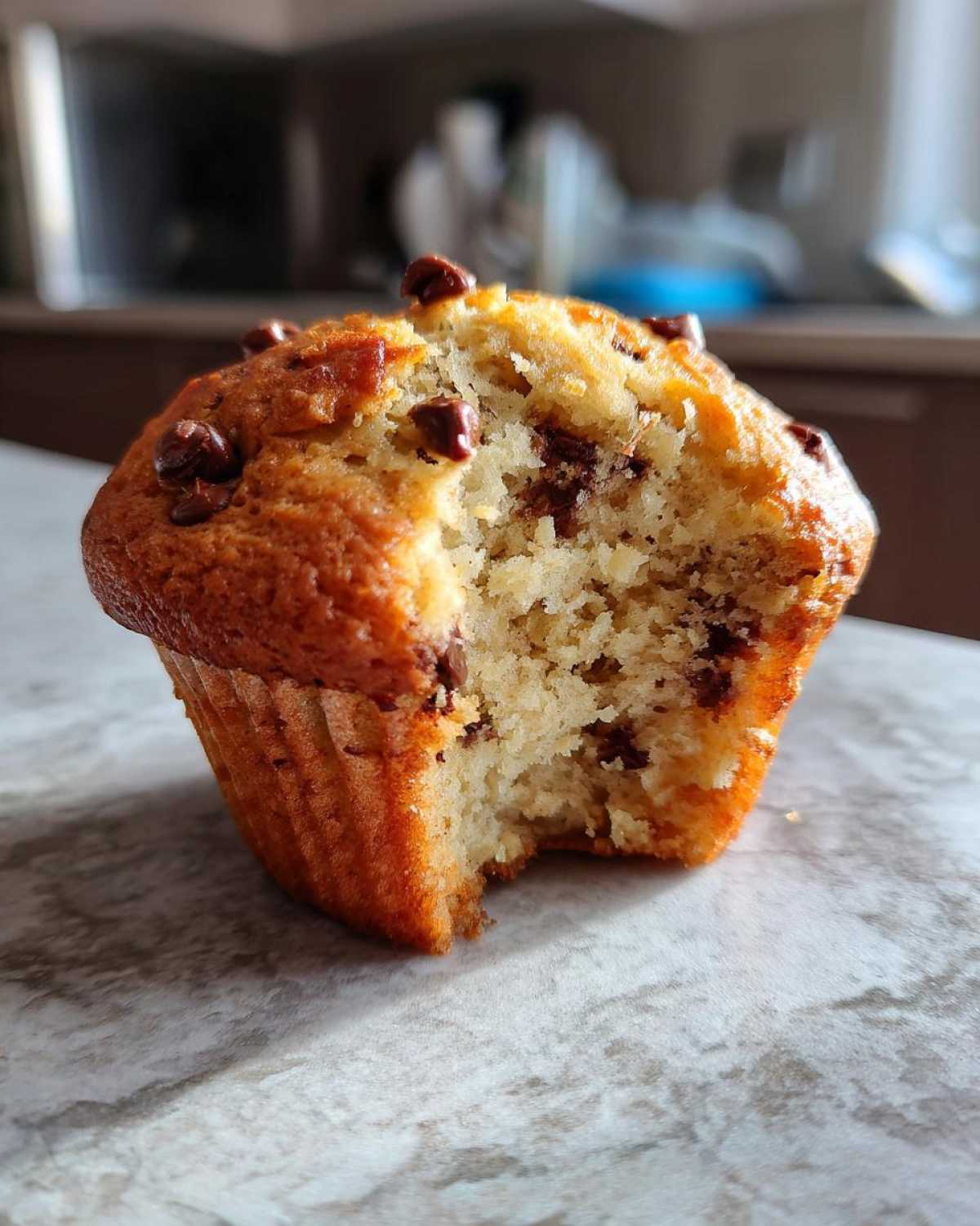 Classic chocolate chip muffins - detail 3