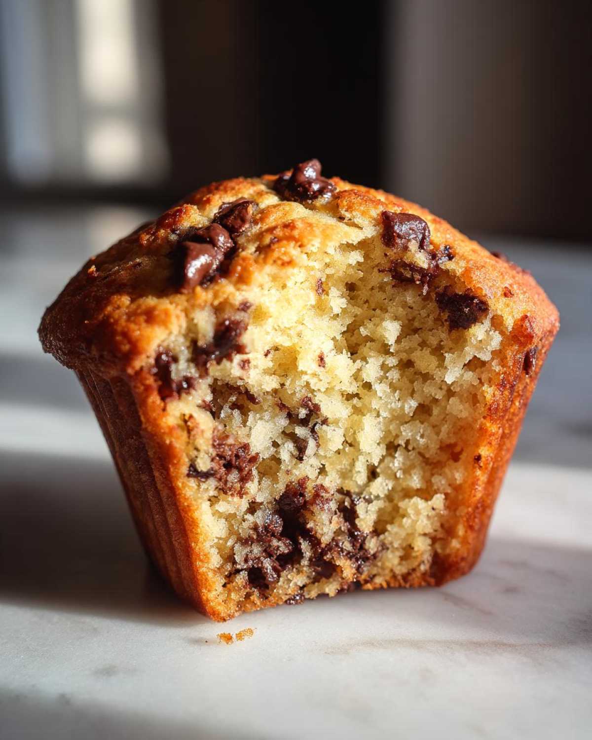 Classic chocolate chip muffins - detail 4