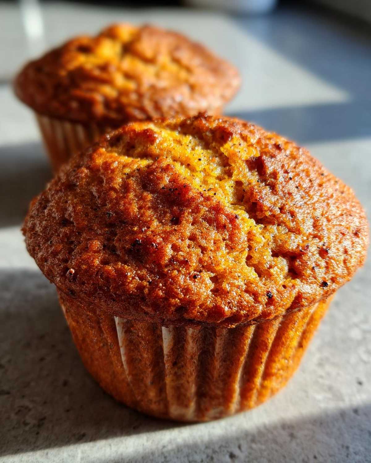 Classic pumpkin muffins - detail 3