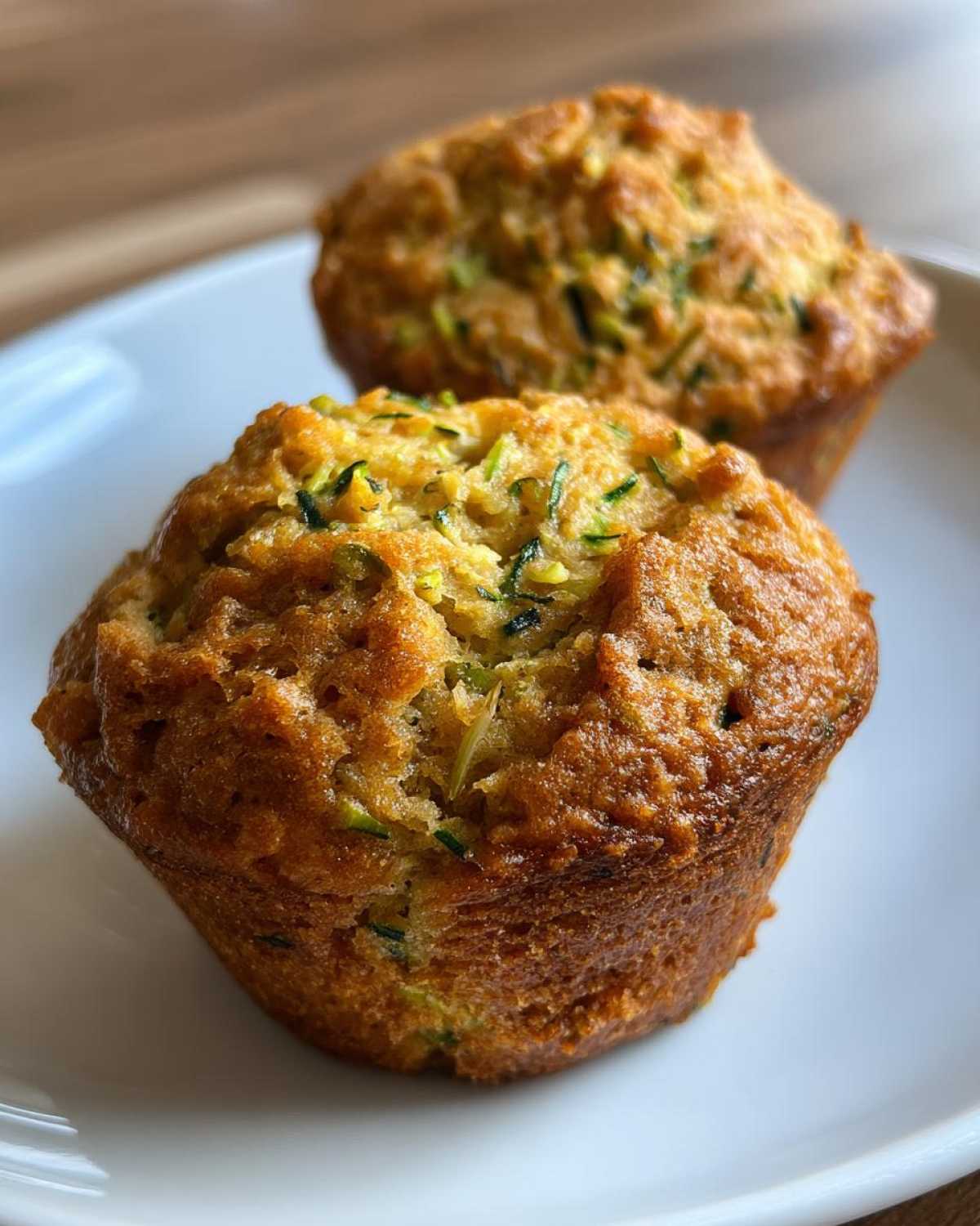 Classic zucchini muffins - detail 2