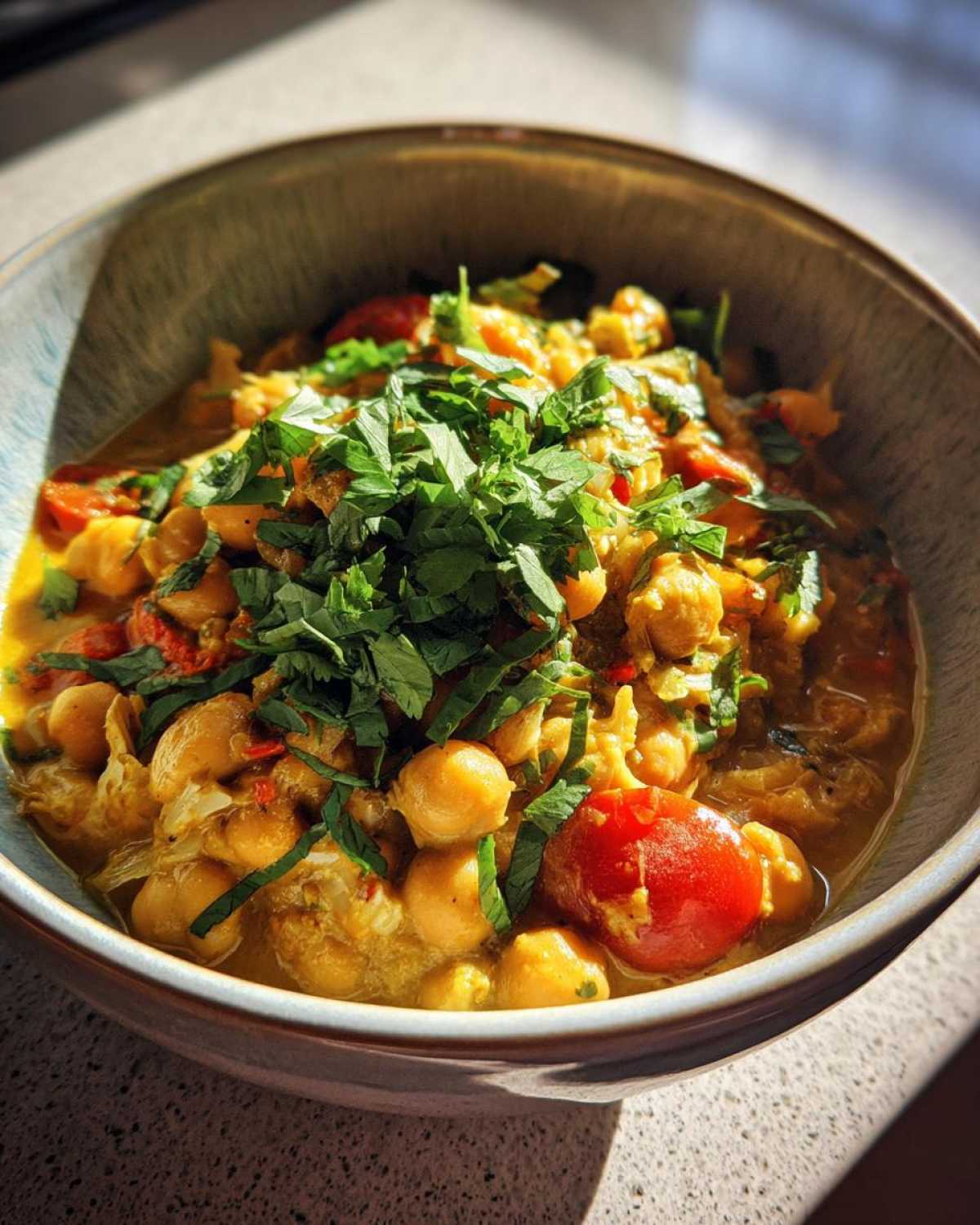 Coconut Curry Chickpea Stew - detail 1