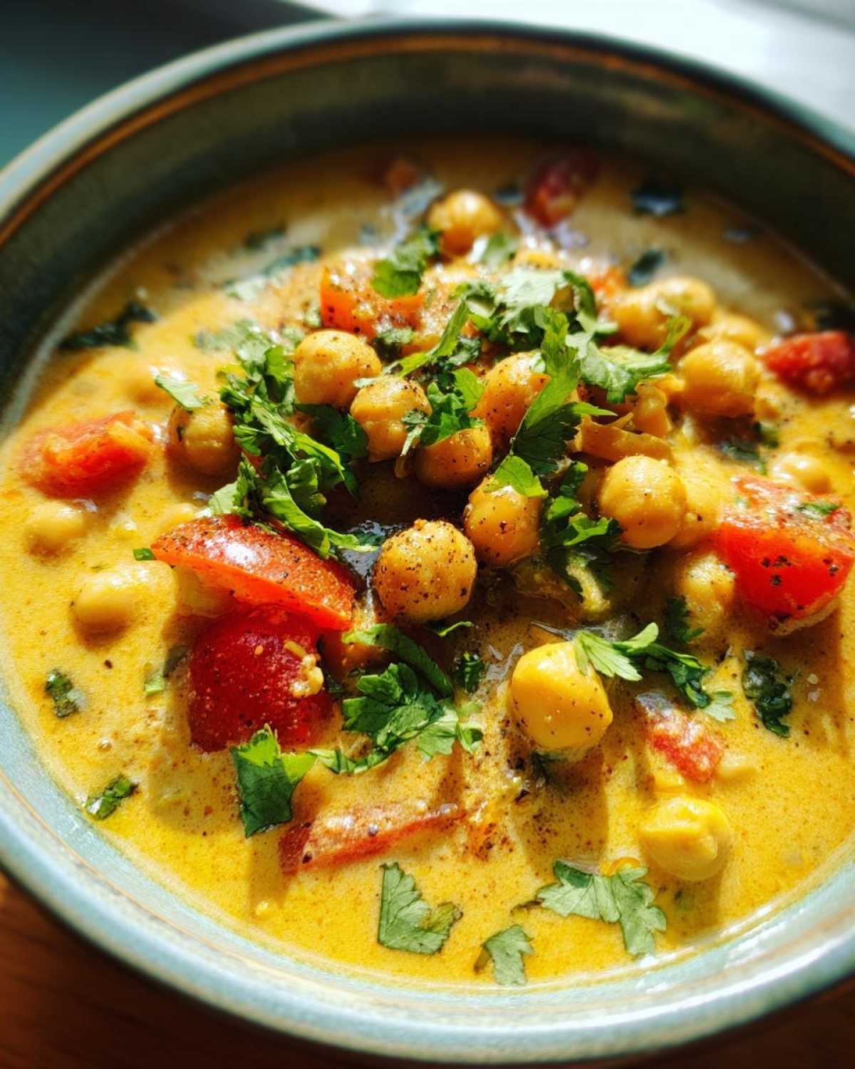 Coconut Curry Chickpea Stew - detail 3