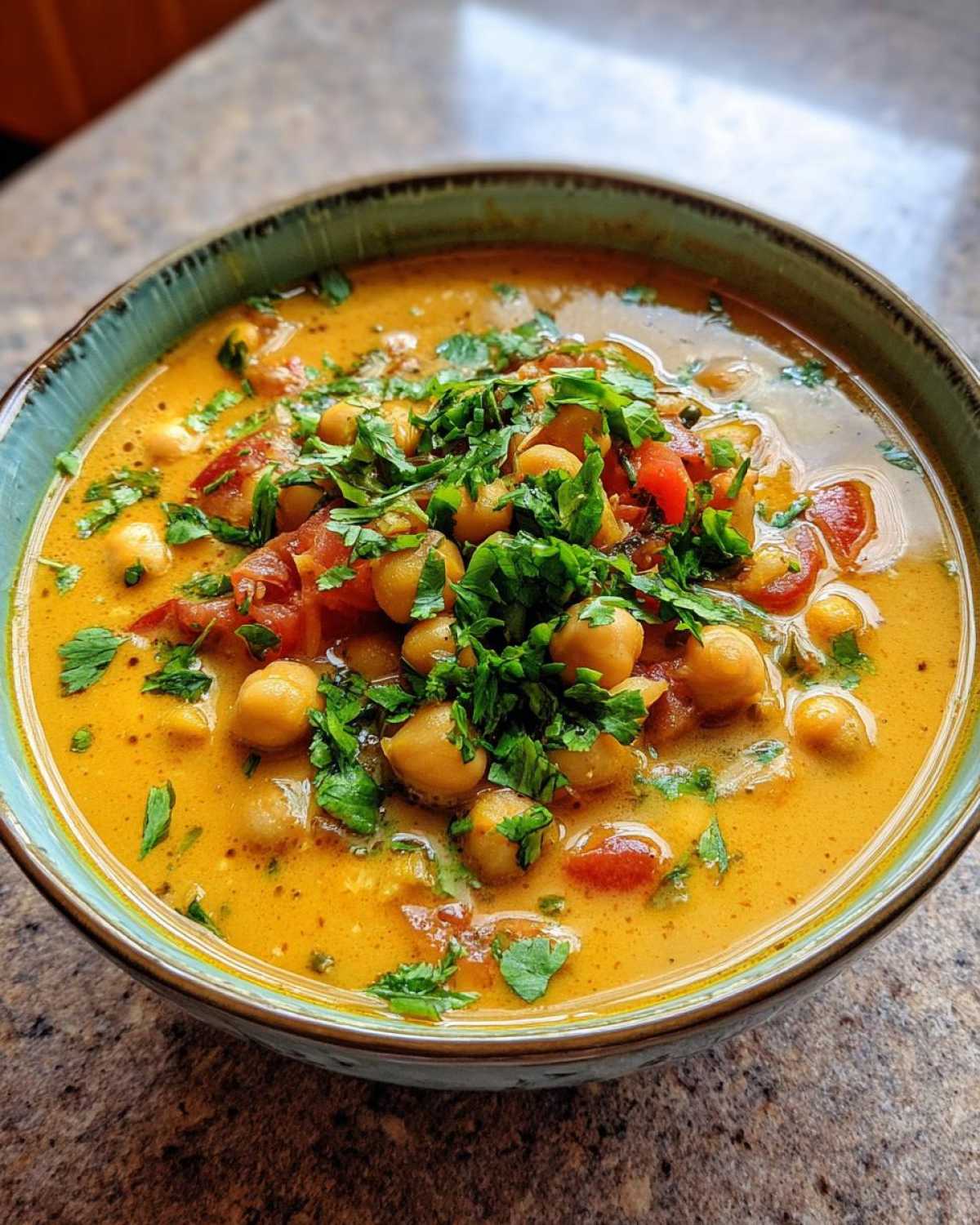 Coconut Curry Chickpea Stew - detail 4