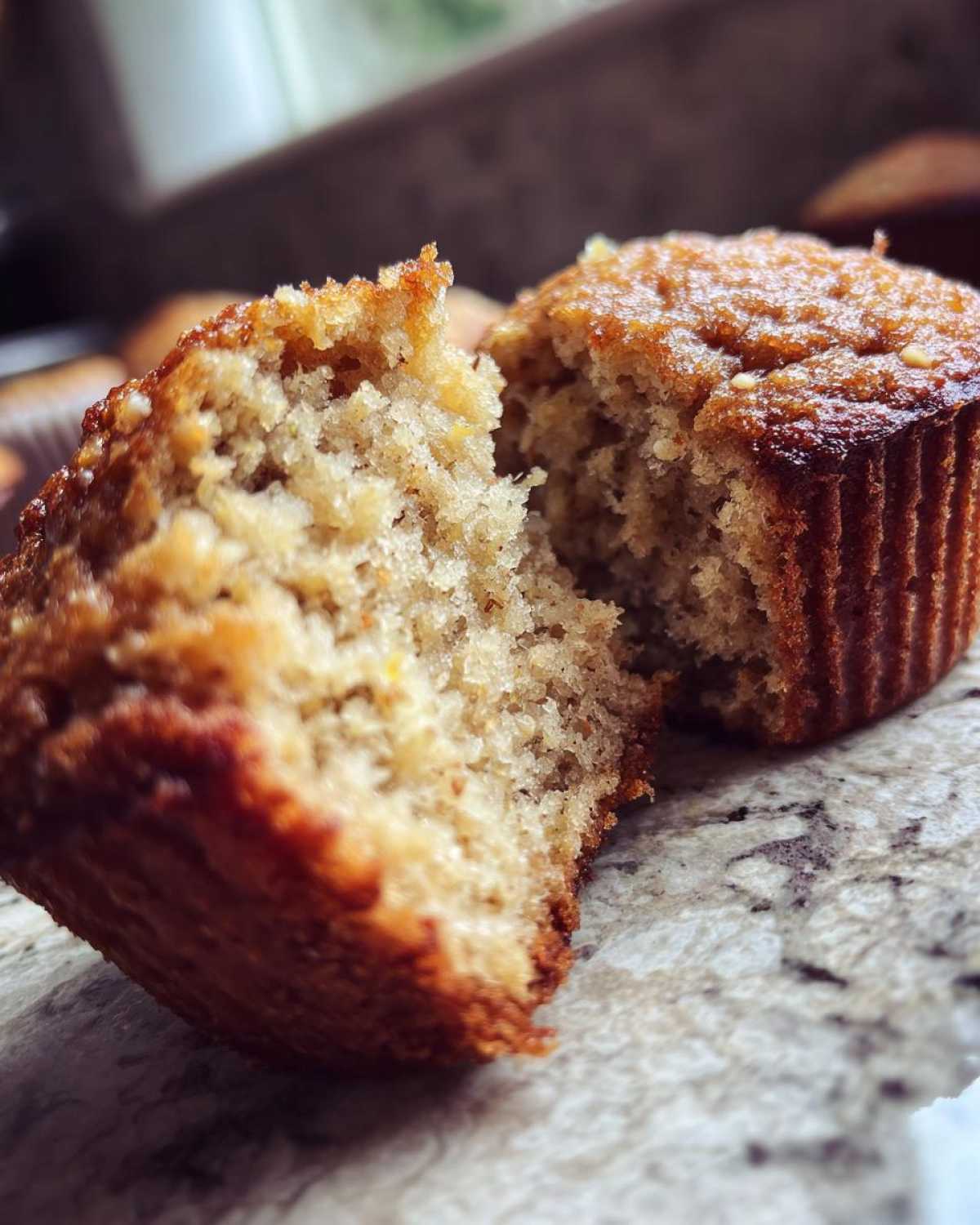 Gluten-free banana muffins - detail 3