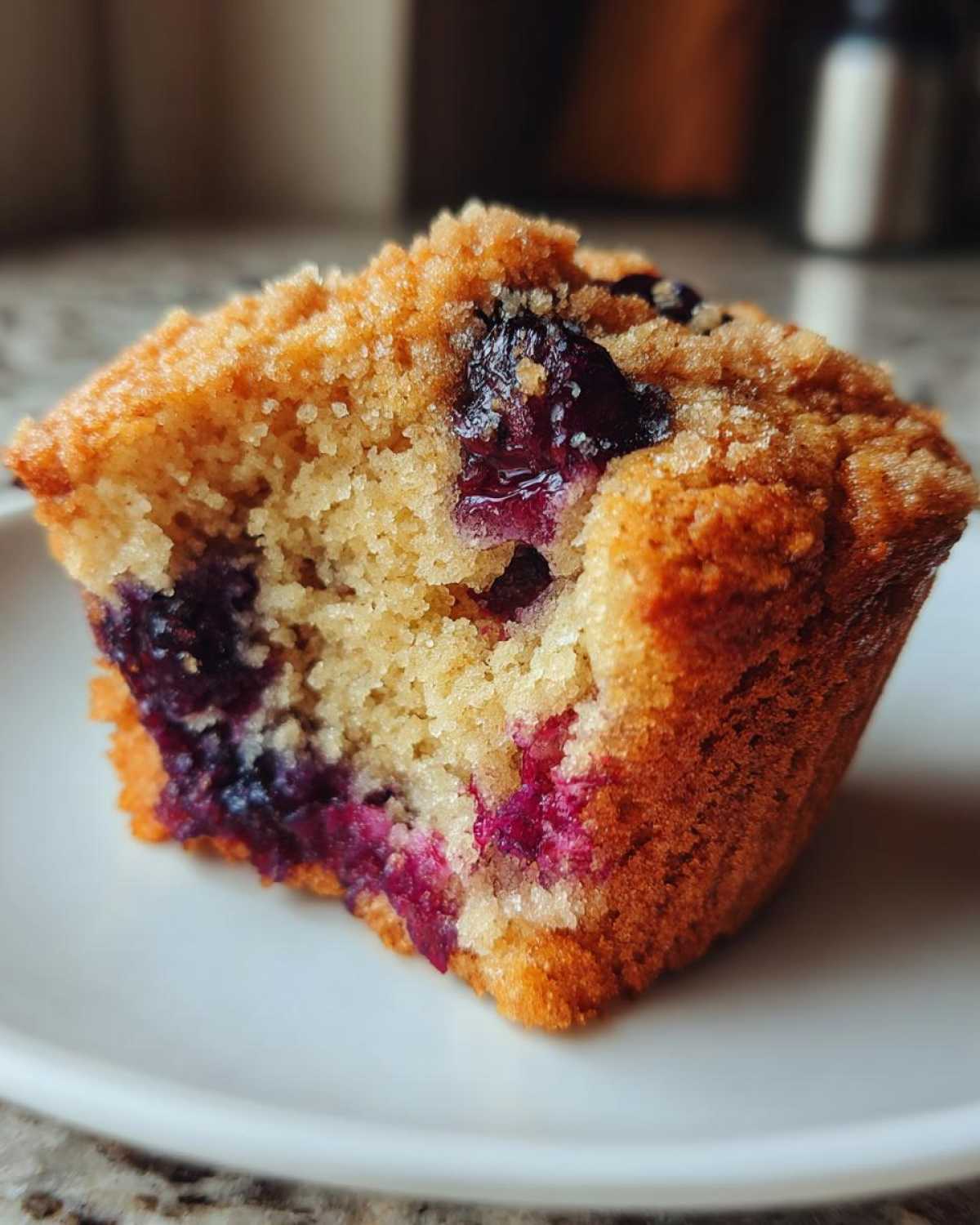 Gluten-free blueberry muffins - detail 2