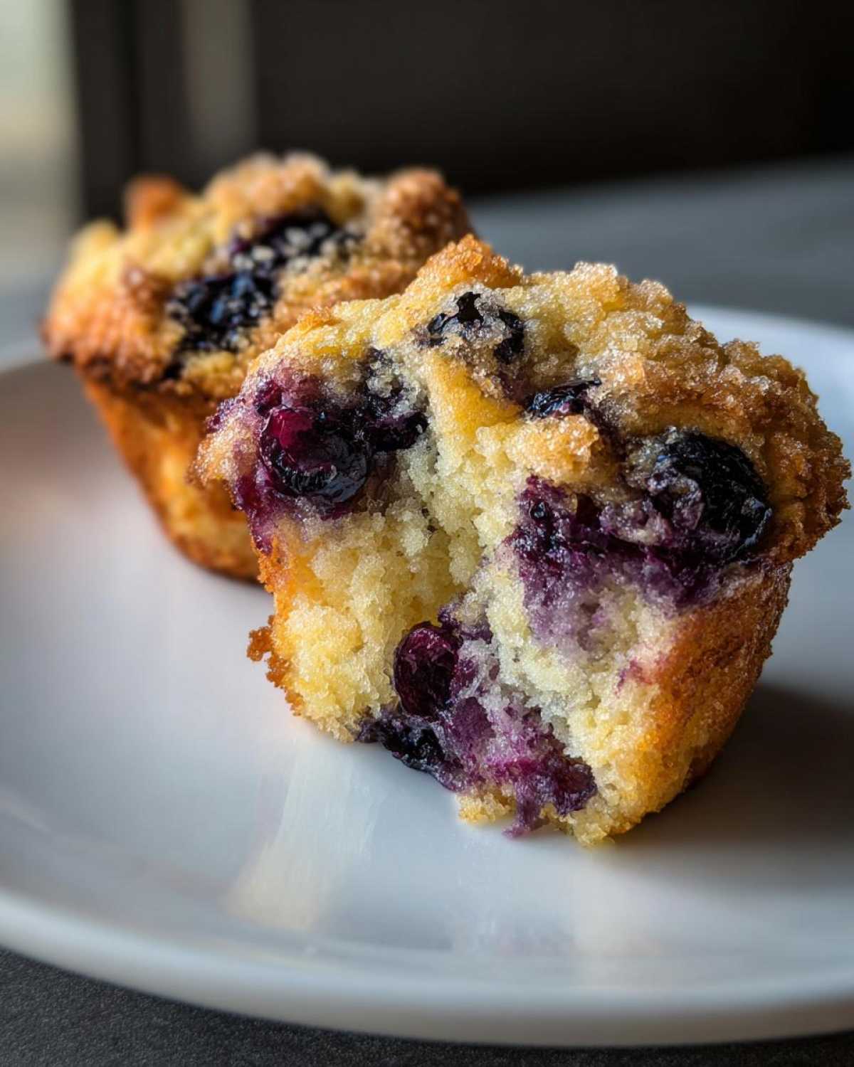 Gluten-free blueberry muffins - detail 4