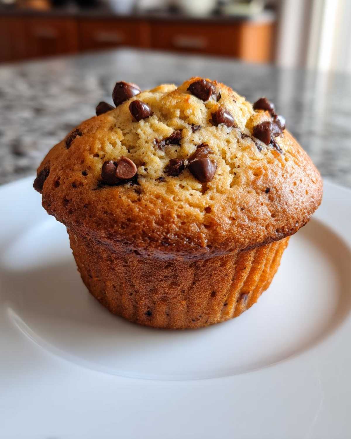 Gluten-free chocolate chip muffins - detail 2