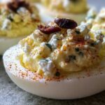 Greek-inspired Deviled Eggs with Feta and Oregano