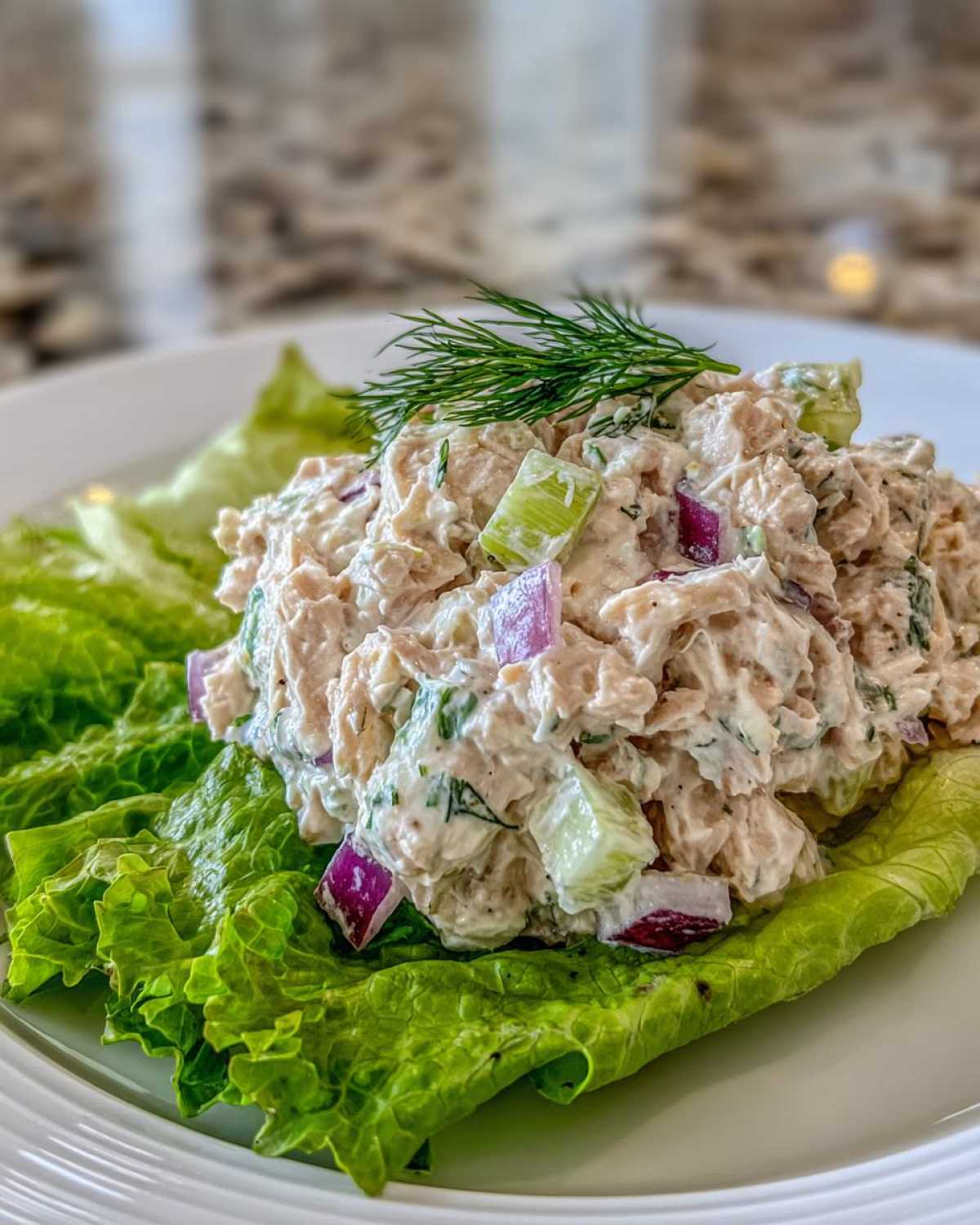 Greek yogurt tuna salad - detail 2