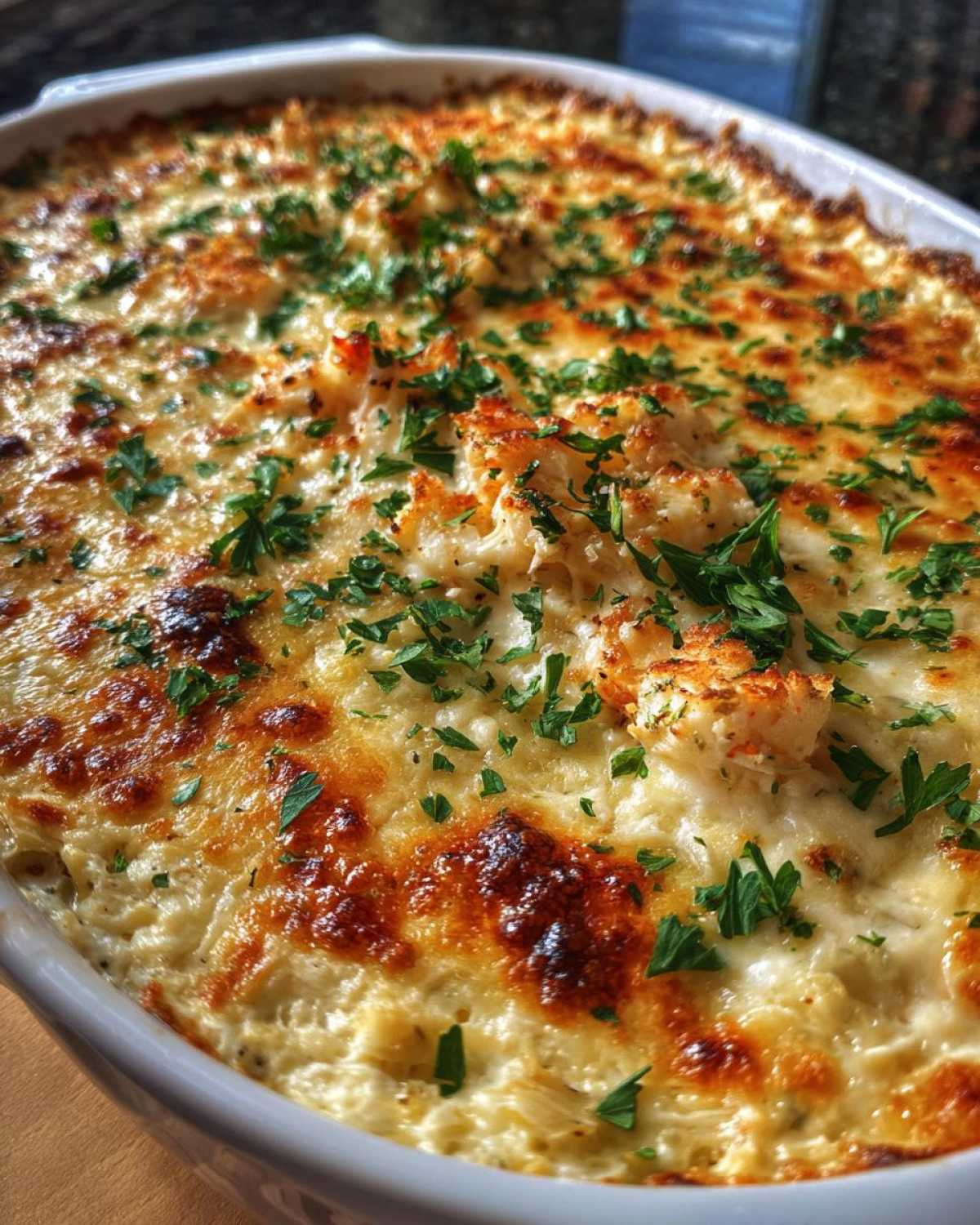 Hot Crab and Artichoke Dip - detail 2