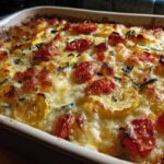 Italian-Style Squash Casserole with Parmesan and Tomatoes