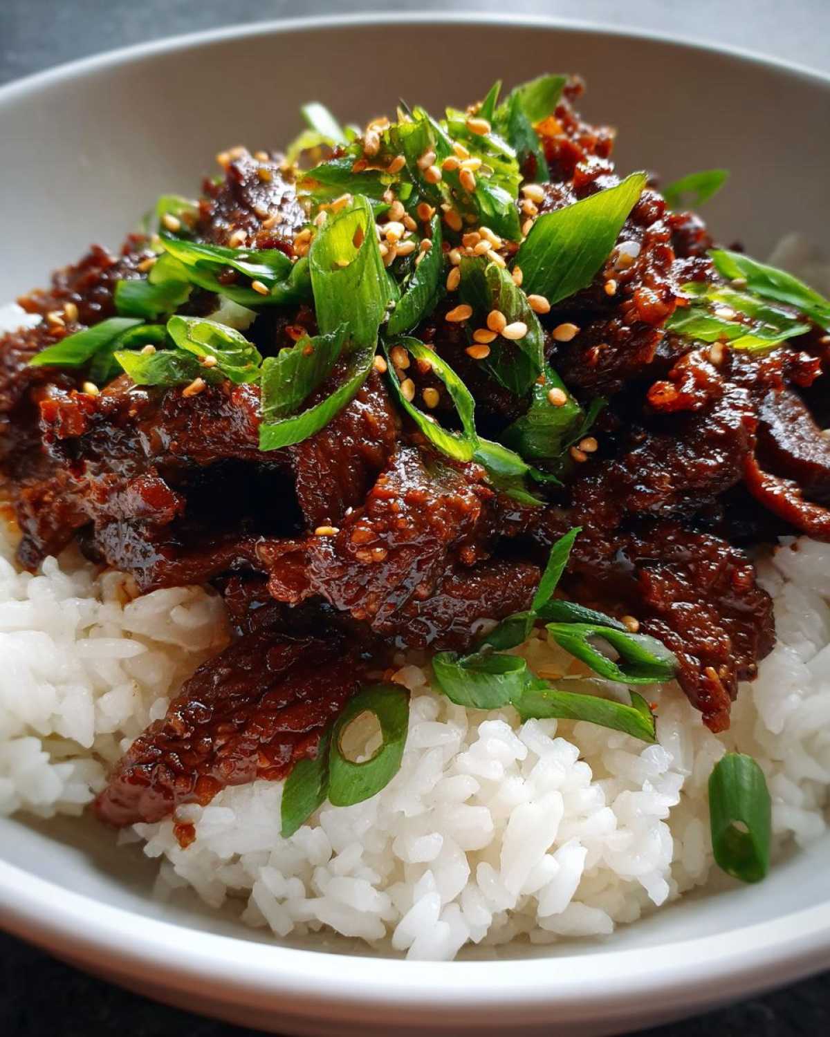 Korean Beef Bowl (Bulgogi) - detail 1