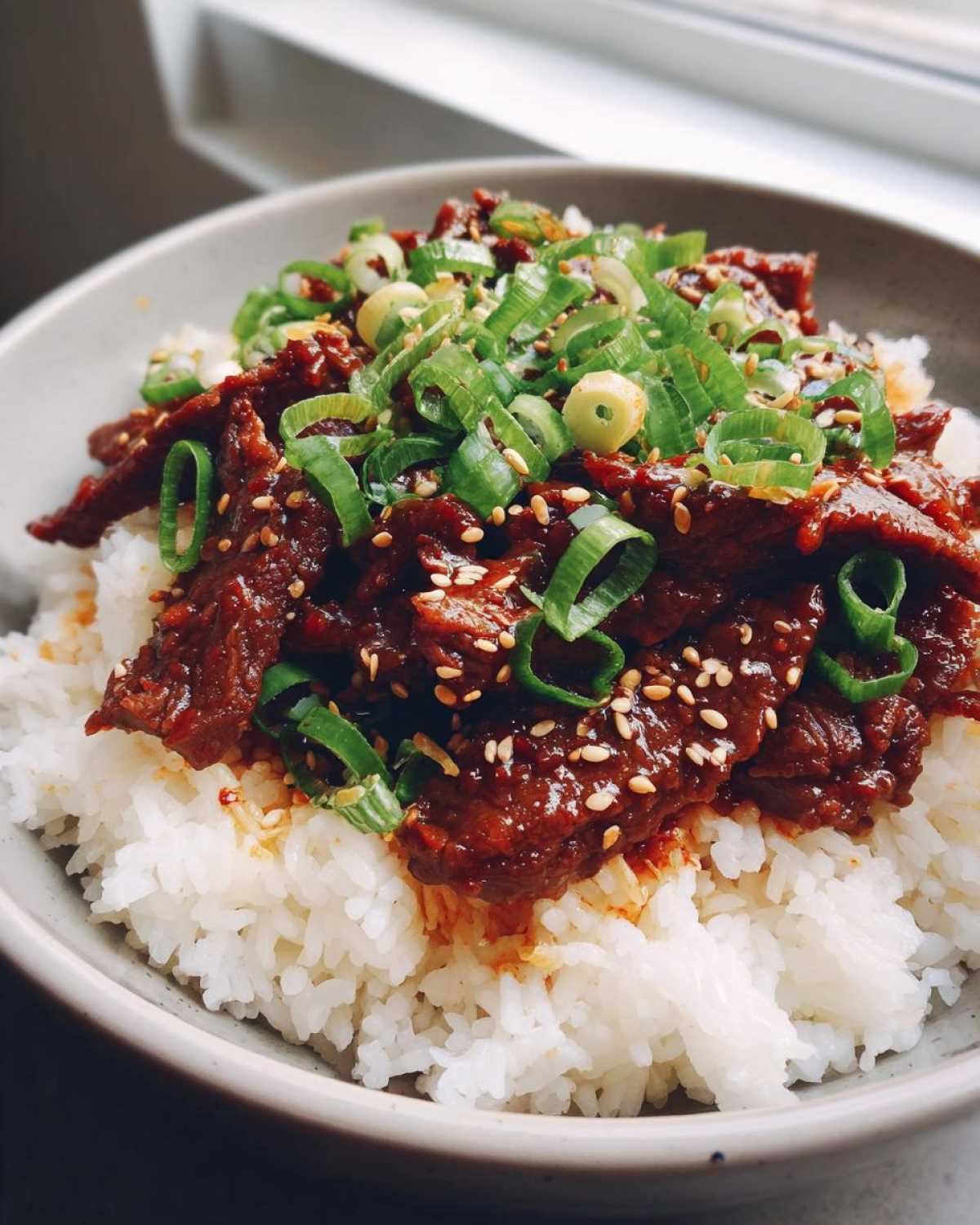 Korean Beef Bowl (Bulgogi) - detail 2