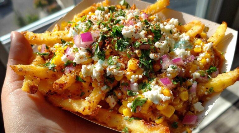 Loaded Mexican Street Corn Fries