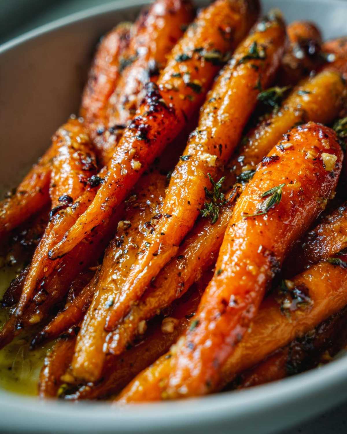 Maple Dijon Glazed Carrots - detail 4