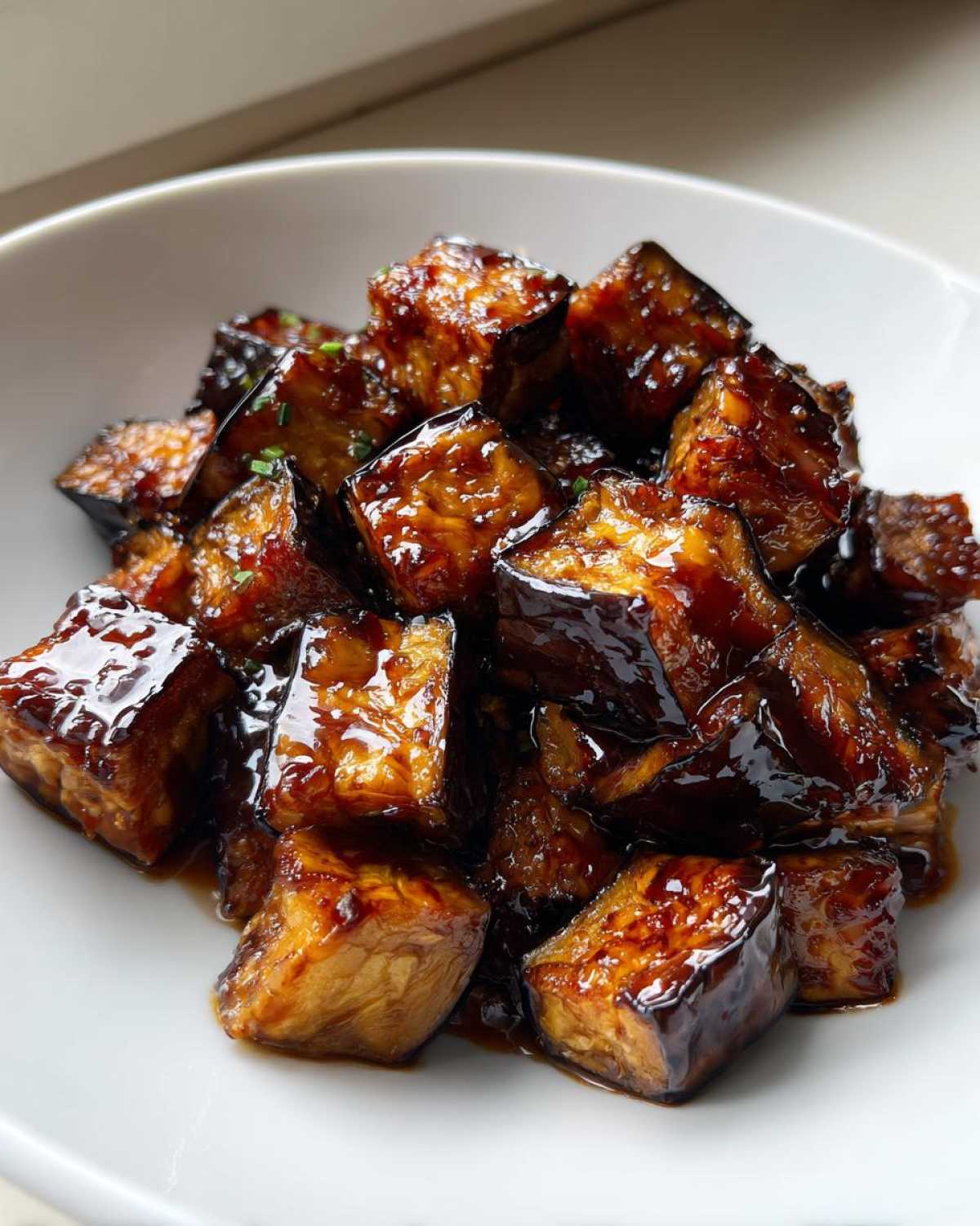 Miso Glazed Eggplant - detail 2