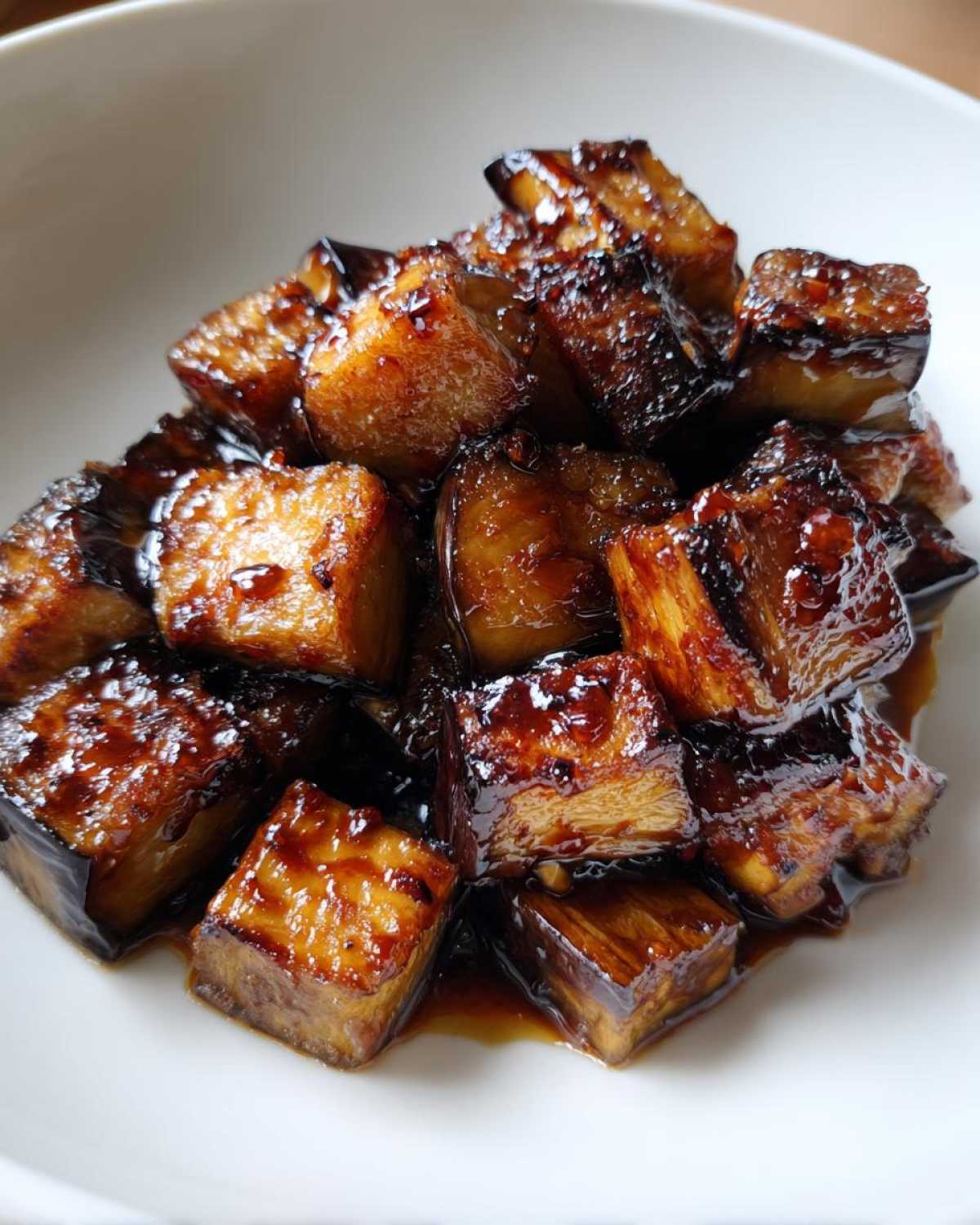 Miso Glazed Eggplant - detail 3