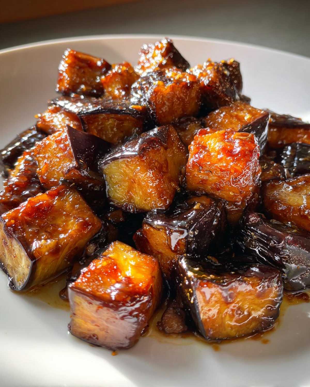 Miso Glazed Eggplant - detail 4
