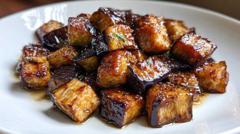 Miso Glazed Eggplant
